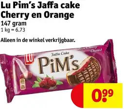 Kruidvat Lu Pim's Jaffa cake Cherry en Orange aanbieding
