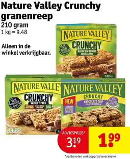 Kruidvat Nature Valley Crunchy granenreep aanbieding