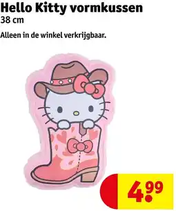 Kruidvat Hello Kitty vormkussen aanbieding