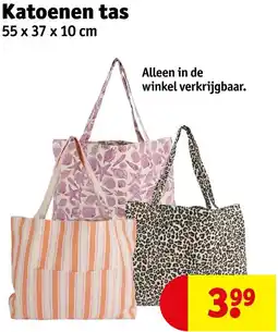 Kruidvat Katoenen tas aanbieding