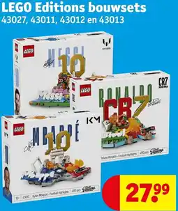 Kruidvat LEGO Editions bouwsets aanbieding