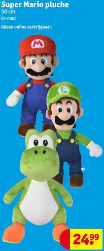 Kruidvat Super Mario pluche aanbieding