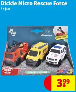 Kruidvat Dickie Micro Rescue Force aanbieding