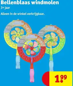 Kruidvat Bellenblaas windmolen aanbieding
