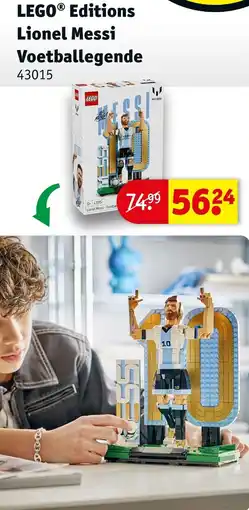 Kruidvat LEGO Editions Lionel Messi Voetballegende aanbieding