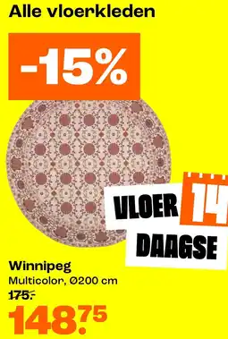 Kwantum Vloerkleden Winnipeg aanbieding