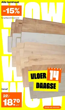 Kwantum Alle laminaat aanbieding