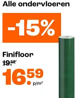 Kwantum Ondervloeren Finifloor aanbieding