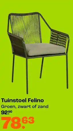 Kwantum Tuinstoel Felino aanbieding