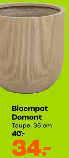 Kwantum Bloempot Domont aanbieding