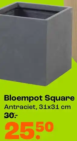 Kwantum Bloempot Square aanbieding