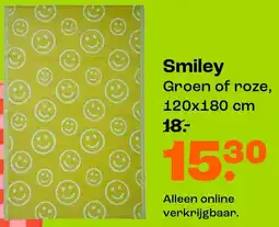 Kwantum Buitenkleden Smiley aanbieding