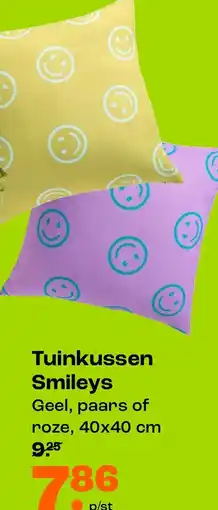 Kwantum Tuinkussen Smileys aanbieding