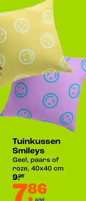 Tuinkussen Smileys