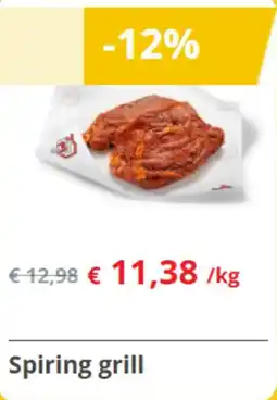 Renmans Spiring grill aanbieding