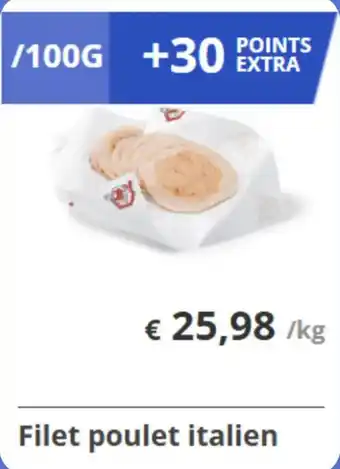 Filet poulet italien