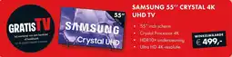 Woonsquare Samsung 55" Crystal 4k UHD TV aanbieding