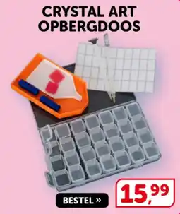 Boekenvoordeel Crystal art opbergdoos aanbieding