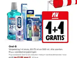 Jumbo Oral-B Verpakking 1-4 stuks aanbieding