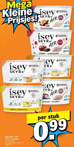 Albert Heijn ísey skyr cups 125-170 gram aanbieding