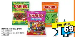 Albert Heijn Haribo 160-260 gram aanbieding