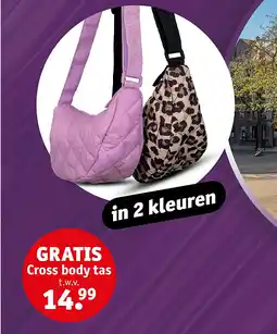 Kruidvat Cross body tas aanbieding