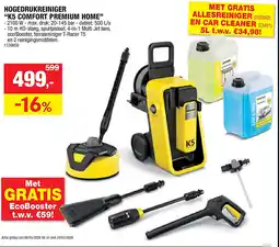 Hubo HOGEDRUKREINIGER “K5 COMFORT PREMIUM HOME” aanbieding