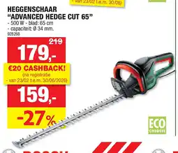 Hubo HEGGENSCHAAR “ADVANCED HEDGE CUT 65” aanbieding