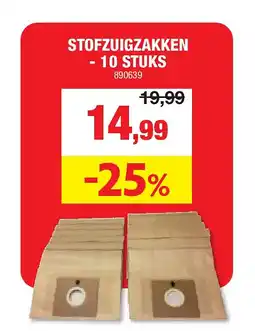 Hubo STOFZUIGZAKKEN - 10 STUKS aanbieding