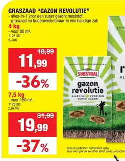 Hubo GRASZAAD “GAZON REVOLUTIE” 4 kg aanbieding