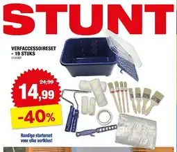 Hubo VERFACCESSOIRESET - 19 STUKS aanbieding