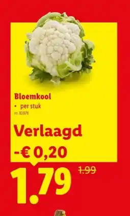 Lidl Bloemkool aanbieding