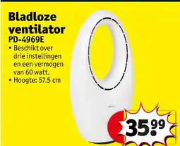Kruidvat Bladloze ventilator aanbieding