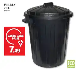 Hubo VUILBAK 70 L aanbieding