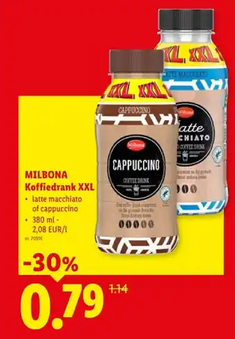 Lidl Koffiedrank XXL aanbieding