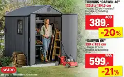 Hubo TUINHUIS “DARWIN 46” 125,8 x 184,5 cm aanbieding