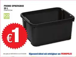 Hubo PROMO OPBERGBOX 25 L aanbieding