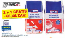 Hubo “HUBO” METSELSPECIE of BETONMORTEL 25 kg aanbieding