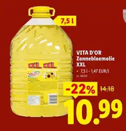 Lidl Zonnebloemolie XXL aanbieding