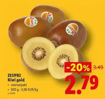 Lidl Kiwi gold aanbieding