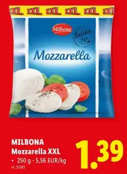 Lidl Mozzarella XXL aanbieding