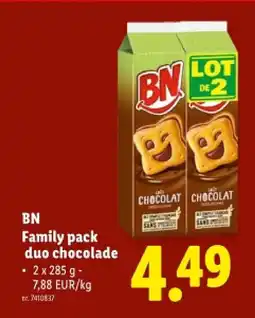 Lidl Family pack duo chocolade aanbieding