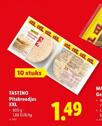 Lidl Pitabroodjes XXL aanbieding