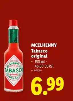 Lidl Tabasco original aanbieding