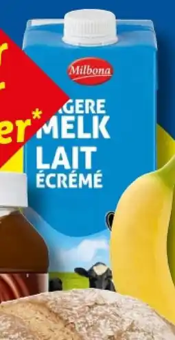 Lidl Magere melk aanbieding