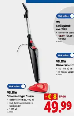 Lidl Stoomreiniger Steam aanbieding