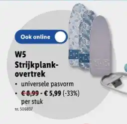 Lidl Strijkplankovertrek aanbieding
