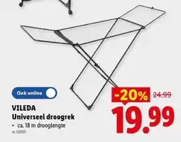 Lidl Universeel droogrek aanbieding