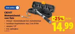 Lidl Momentsleutel voor fiets aanbieding