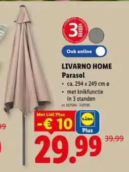 Lidl Parasol aanbieding